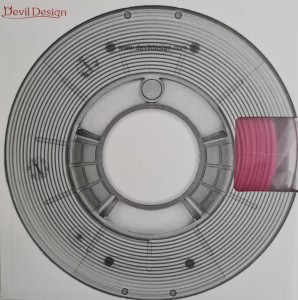 Devil Design PLA filament 1,75 mm, pink, 0,33 kg 