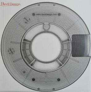 Devil Design PETG filament 1,75 mm, galaxy (sparkly) black, 0,33 kg 