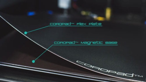 Magnetic 3D printer build surface Coropad Magnetic Flex System 225x255 mm