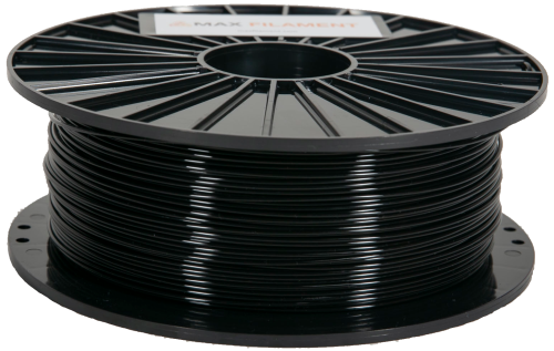 MaxFilament PLA filament 1,75 mm, black, 0,2 kg 