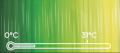 Polymaker PolyLite PLA filament 1,75 mm, which changes colour from green to lime under the influence of temperature, 1kg
