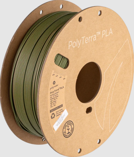 Polymaker dual PolyTerra Camouflage PLA filament 1,75 mm, dark green-brown, 1 kg