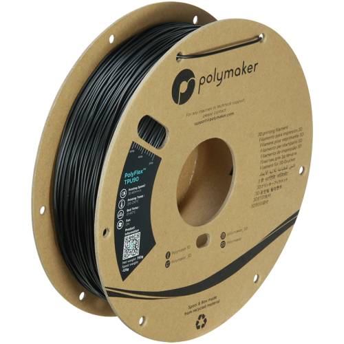 Polymaker PolyFlex TPU90 filament 1,75 mm, black 0,75 kg 