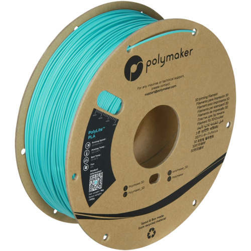 Polymaker PolyLite PLA filament 1,75 mm, teal, 1 kg