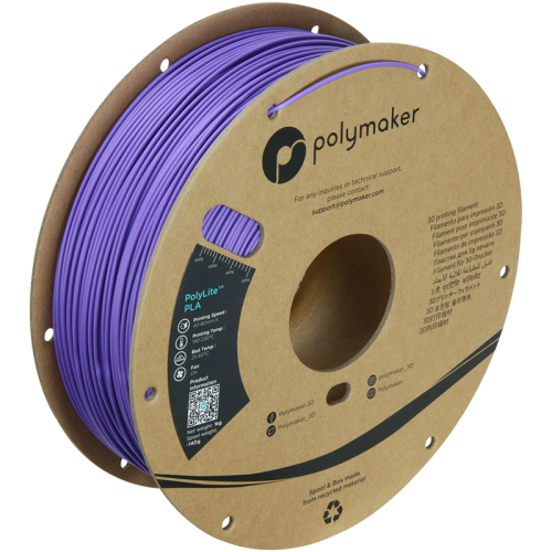 Polymaker PolyLite PLA filament 1,75 mm, purple, 1 kg 
