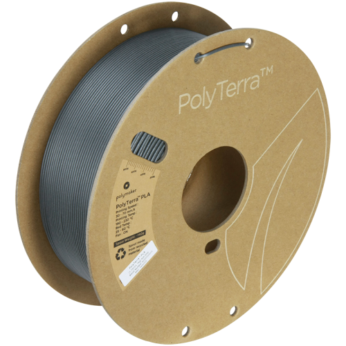 Polymaker PolyTerra PLA filament 1,75 mm, fossil grey, 1 kg