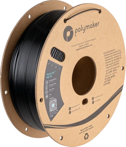 Polymaker PolyLite PETG filament 1,75 mm, black, 1 kg