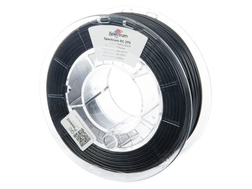 Spectrum PC 275 filament  1.75mm  TRAFFIC BLACK 0,25kg