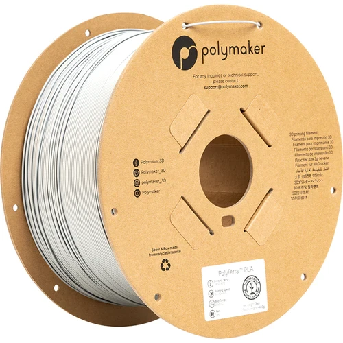Polymaker PolyTerra PLA filament 1,75 mm, cotton white, 3 kg 