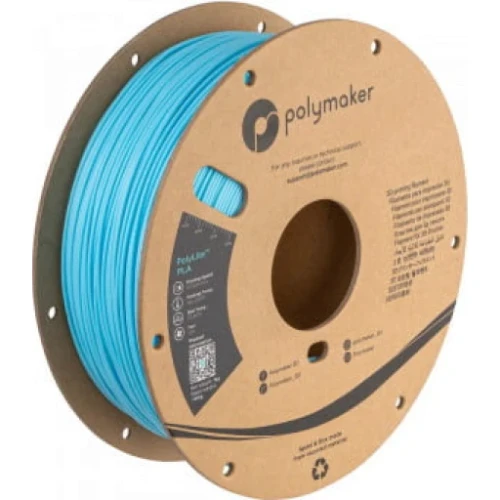Polymaker PolyLite PLA filament 1,75 mm, blue sky, 1 kg