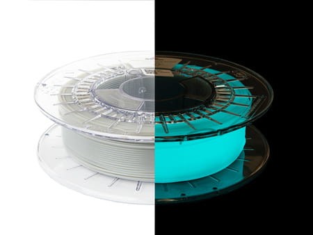 Filament PET-G Glow in the Dark 1.75mm BLUE 1 kg 