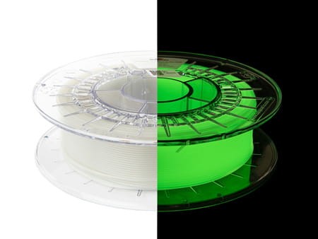 Filament PET-G Glow in the Dark 1.75mm YELLOW-GREEN 1 kg 