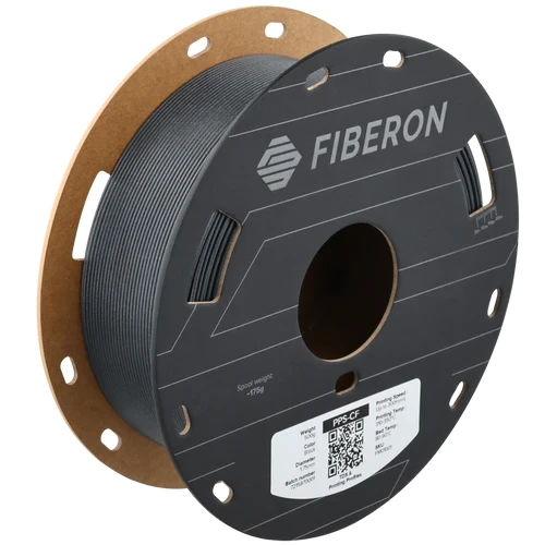 Polymaker Fiberon PPS-CF10  filament 1,75 mm, black 0,5 kg