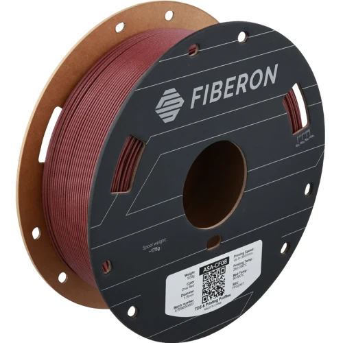 Polymaker Fiberon ASA-CF08 filament 1,75 mm, dark red 0,5 kg 