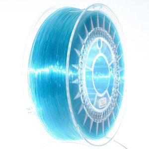 Devil Design PETG filament 1,75 mm, blue transparent, 1 kg