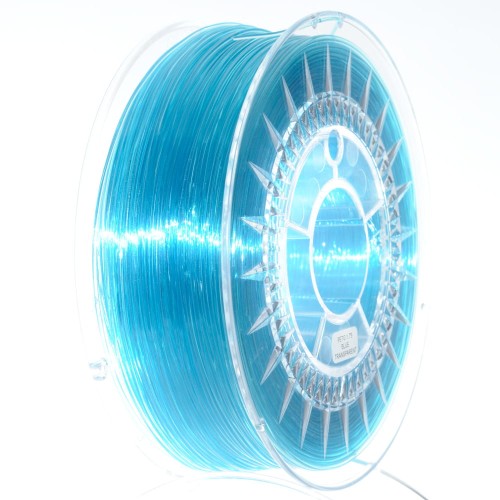 Devil Design PETG filament 1,75 mm, blue transparent, 1 kg