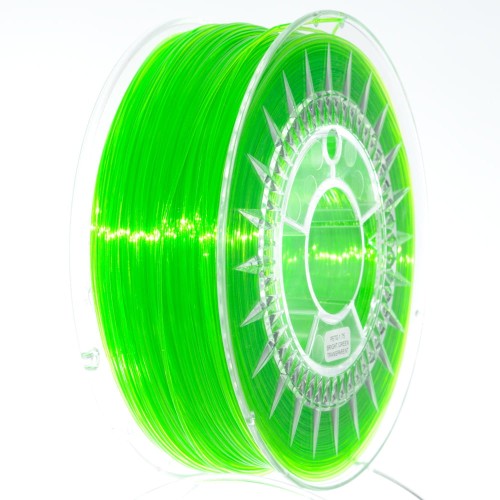 Devil Design PETG filament 1,75 mm, bright green transparent, 1 kg