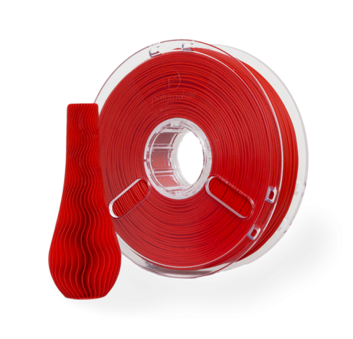 PLA PolyPlus filament 2,85 mm, red, spool 0,75 kg